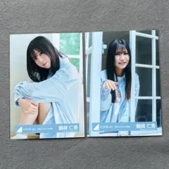 日向坂46 生写真 五期生ぽかぽか写真館 鶴崎仁香 チュウ 座り