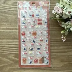 サンリオ　ハローキティ　レッド　ボンボンドロップシール　立体②