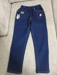 スラップスリップ　ミッキーマウス刺繍デニムパンツ