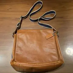 【COACH】 レザー ショルダーバッグ メッセンジャーバッグ F70555
