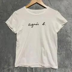 【L867】 agnès b. 半袖Tシャツ サイズXS ホワイトのサムネイル