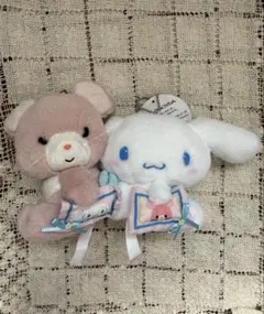 サンリオ×吉徳レトロぬいぐるみコレクション　Qピッピ&シナモロールマスコット