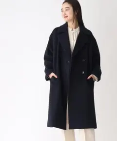 オペークドットクリップ チェスターコート