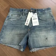 ZARA デニムショートパンツ 36 新品未使用