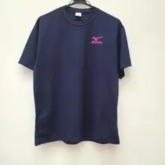 MIZUNO　ネイビー　ピンクプリント　スポーツウエア　Oビッグサイズのサムネイル
