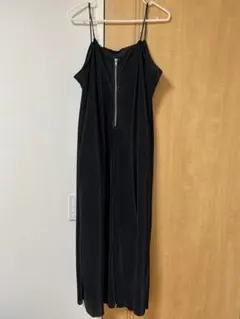 Kastane プリーツキャミワンピース　ブラック