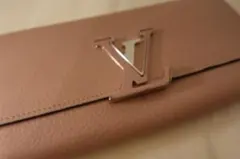 【Louis Vuitton】ピンクレザー／長財布