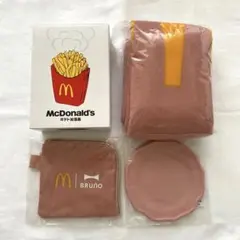 【新品】 マクドナルド BRUNOコラボ4点セット マック 福袋 ピンク
