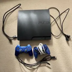 PS3 CECH-3000A 本体、コントローラー2つ、ソフト4本、初期化済み