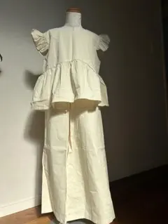 女児　ノースリセットアップ