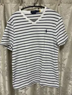POLOラルフローレン ボーダーTシャツ M