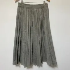美品 ニコアンド プリーツスカート グレー ポリエステル シルエット レディースのサムネイル