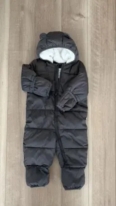 babyGAP クマ耳ジャンプスーツ 黒 12〜18ヶ月