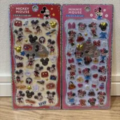 【正規品】プチドロップステッカー　ミッキー　ミニー