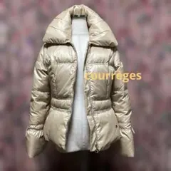 courrèges ダウンジャケット ベージュ　M