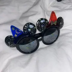 ミッキーマウス型カラフルサングラス