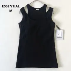 新品★【エッセンシャル】カップ付 レイヤードタンクトップ M 定価14300円のサムネイル