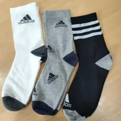 adidas　３足セット　靴下　ソックス