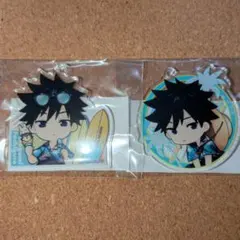 呪術廻戦　まるくじ　アロハ　伏黒AB　アクリルキーホルダー