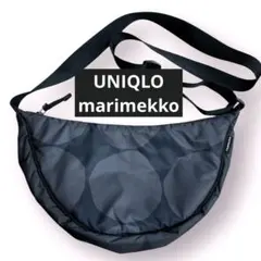 【美品】マリメッコ ユニクロ ラウンドミニショルダーバッグ marimekko