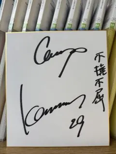 広島東洋カープ　サイン色紙　鈴木誠也　田中広輔　松山竜平　野村祐輔　小窪哲也 2025年最新】広島東洋カープ サイン色紙の人気アイテム - メルカリ