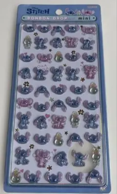 【国内正規品】スティッチ ボンボンドロップシール mini ミニ　ディズニー