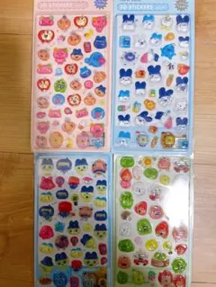 たまごっち 3Dステッカー　4枚セット