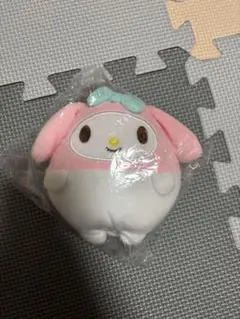 サンリオ マイメロディ ぬいぐるみ ポーチ付き キーホルダー付き