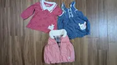 キムラタン Coeur a Coeur 女の子 3点セット 90