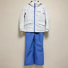 女の子スキー、スノボウェア上下セット　140サイズ