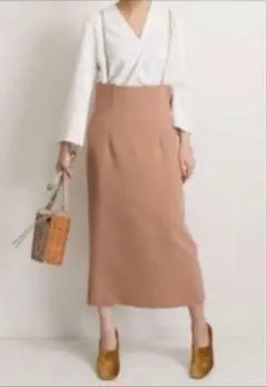 NOBLE ノーブル スカート ピンクベージュ