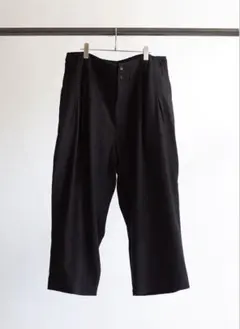 2023SS マーガレットハウエル リネン100% パンツ 黒 - メルカリ