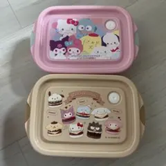 新品 サンリオ フードコンテナ 2個 レンジ対応 日本製のサムネイル