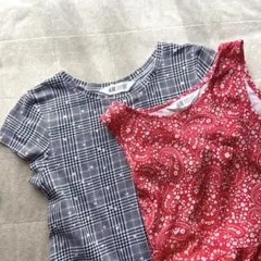 H&M ワンピース　２着セット　130 140