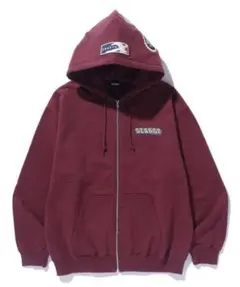 バーガンディ パーカー