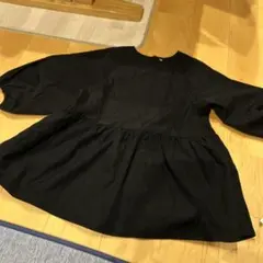 中古品⭐︎ブラック 五分袖トップス
