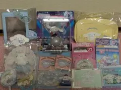 サンリオ　Happyくじ　シナモン　　フィギュア　ポーチ　16点　まとめ売り