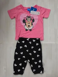 Disney ミニーマウス パジャマセット 90cm