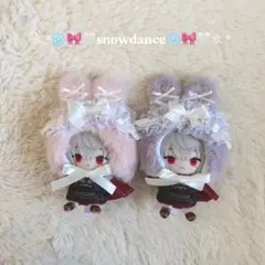 【うさぎ×パープル】にじぱぺっと ぬい服 10cm 帽子 着ぐるみ ボンネット