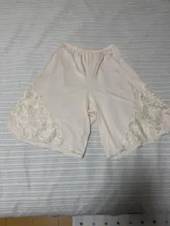 ペチパンツ レース ベージュ Mサイズ