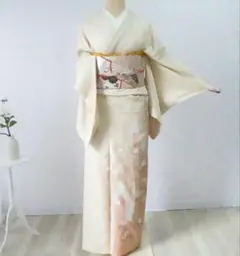 maritan✨✨訪問着 4点フルセット a198a a171 i 正絹 楽天市場】【レンタル】【袴 18点セット 正絹着物 黄色 緑】訪問