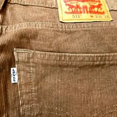 Levi's 511 コーデュロイパンツ W33 L32 uaed