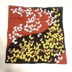 加賀蒔絵　蝶々　蝶　ちょう　ハンカチ　和柄　和風　和物