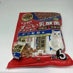 CIAO かつお節味 ドライキャットフード ２２g×５袋のサムネイル