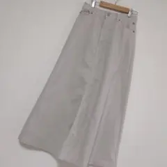美品アーノルドパーマー☆ウエスト楽ちんAラインスカートL