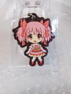 鹿目まどか　ラバーストラップ　魔法少女まどかマギカ
