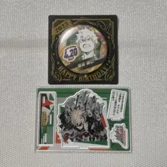 僕のヒーローアカデミア 爆豪勝己 2023 バースデイ アクスタ 缶バッジ