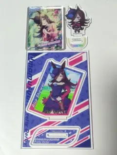 ウマ娘 ライスシャワー アクリルブロック ビッグスタンド スタンド 3点セット