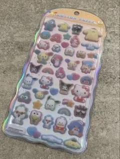 【正規品】コットンパフィーシール サンリオキャラクターズ