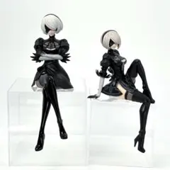 NieR Automata 2B ちょこのせ ぬーストフィギュア 2体 箱無し